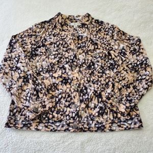 Christopher & Banks Button Down Jacket Sz XL